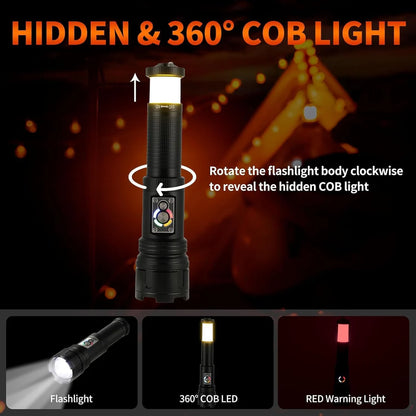 UltraBeam Rechargeable Tactical Camping Flashlight