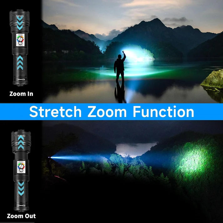 UltraBeam Rechargeable Tactical Camping Flashlight