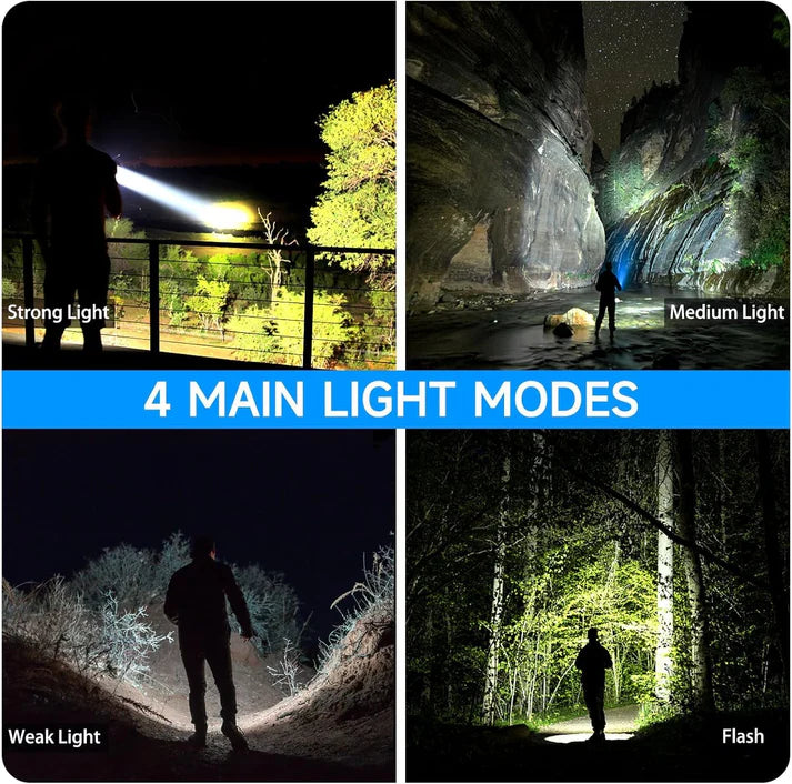 UltraBeam Rechargeable Tactical Camping Flashlight