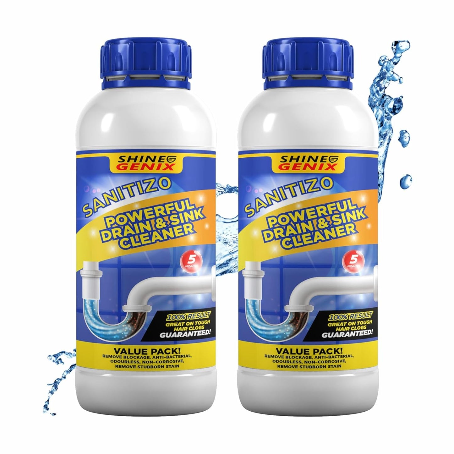 Powerful Drain & Sink Cleaner (Pack Of 4)